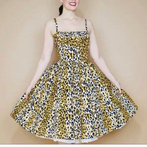 Bernie Dexter Leopard Print Paris Dress